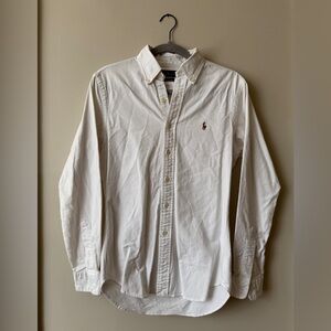 Ralph Lauren Slim Fit Stretch Oxford Shirt – Small – White Button Down
